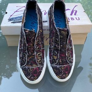 Blowfish floral Sneakers slip ons size 6 NIB
